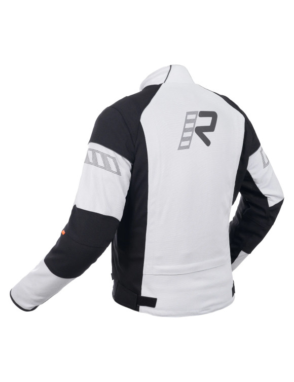 Veste Moto Été Homme Rukka Airgobi 2.0 Blanc/Noir 702696764200 - 2