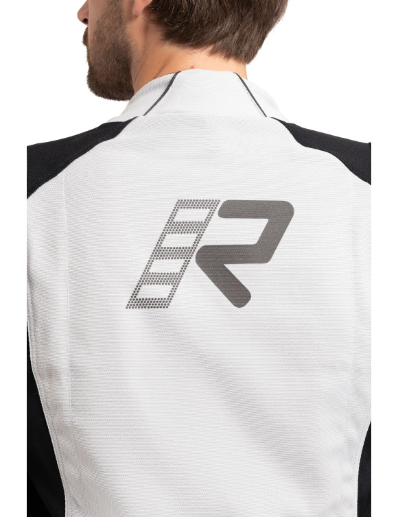 Veste Moto Été Homme Rukka Airgobi 2.0 Blanc/Noir 702696764200 - 5