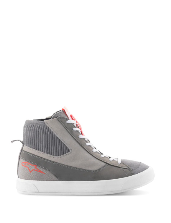 Zapatos de moto Alpinestars Stated - Gris claro/Rojo fluo/Blanco 25401249251 - 2 Zapatos de moto Alpinestars Stated - Gris claro/Rojo fluo/Blanco 25401249251 - 2