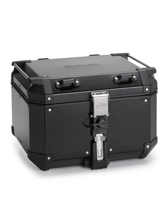 Baúl K'VOYAGER, Kappa KVG480B, de aluminio pintado negro, 48 L - 1 Baúl K'VOYAGER, Kappa KVG480B, de aluminio pintado negro, 48 L - 1