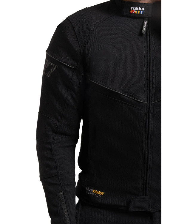 Rukka Airgobi 2.0 Men's Touring Motorcycle Jacket Black 702696764999 - 2