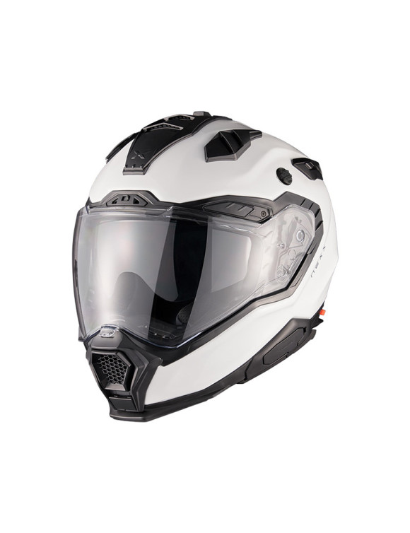 Nexx X.Wed3 Plain White Gloss Full Face Motorcycle Helmet 110161 - 2