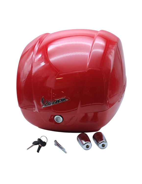 36L Red Top Case with Counterweights CM328314 Piaggio Vespa GTS - 1