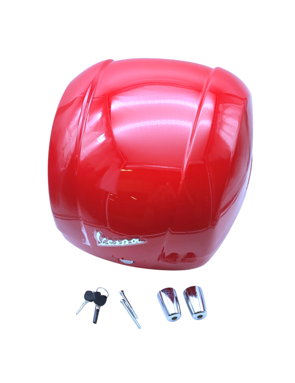 36L Red Top Case with Counterweights CM328314 Piaggio Vespa GTS - 2