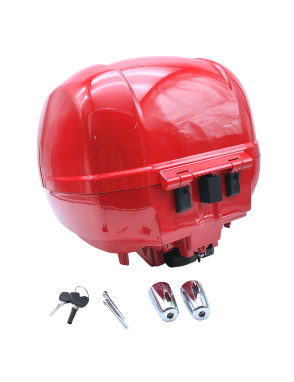 36L Red Top Case with Counterweights CM328314 Piaggio Vespa GTS - 4