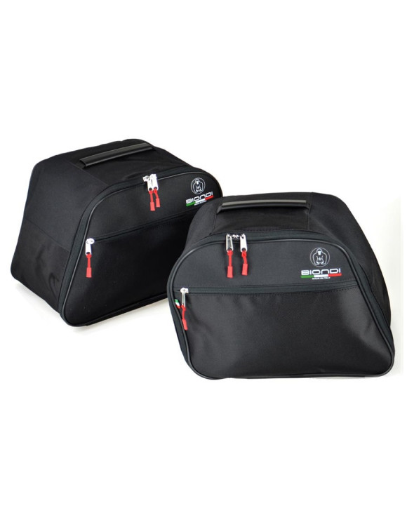 Paar Biondi BI5535026 Innentaschen für Originalkoffer, Guzzi V100 Mandello/Stelvio - 1