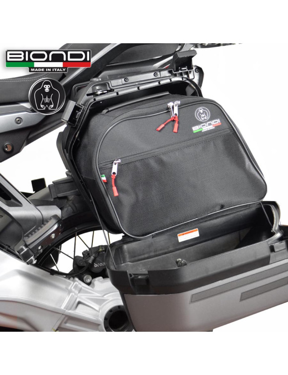 Paar Biondi BI5535026 Innentaschen für Originalkoffer, Guzzi V100 Mandello/Stelvio - 2