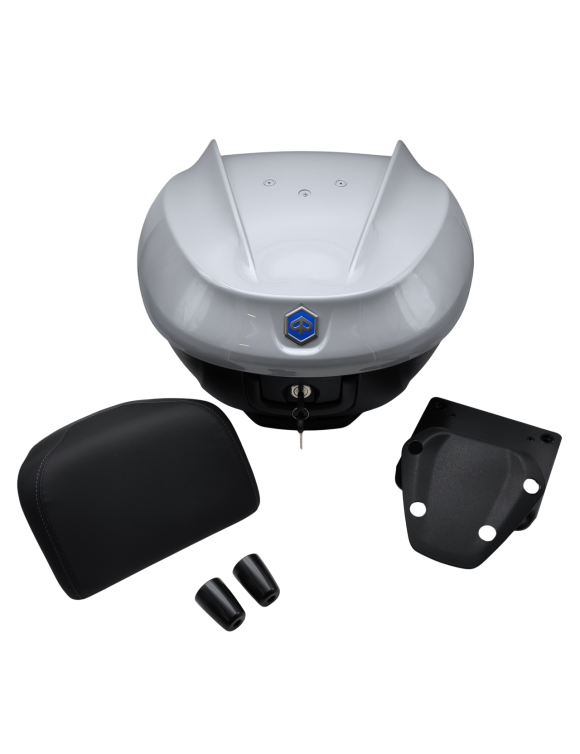 Bauletto 36L con Schienalino, Piastra e Contrappesi CM323318 Piaggio Beverly 300-400 HPE - 2