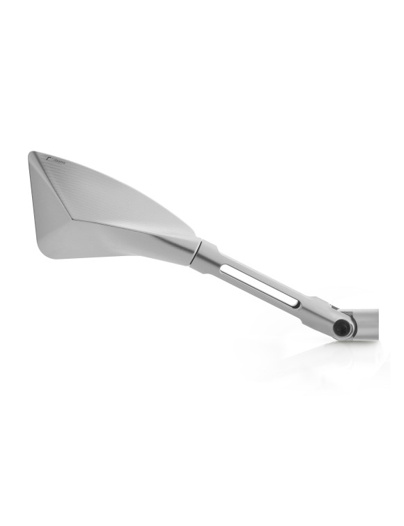 Espejo retrovisor TOMOK (Derecho) Rizoma BS162A - Plata Anodizado, Derecho - 1