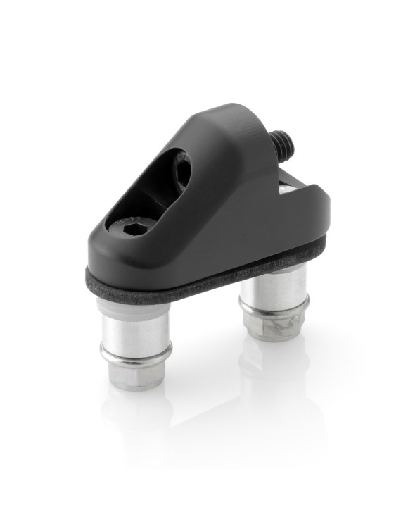 Rizoma Verkleidungsspiegeladapter BS777B – Verkleidungsspiegel-Montagesatz – Schwarz eloxiert - 1