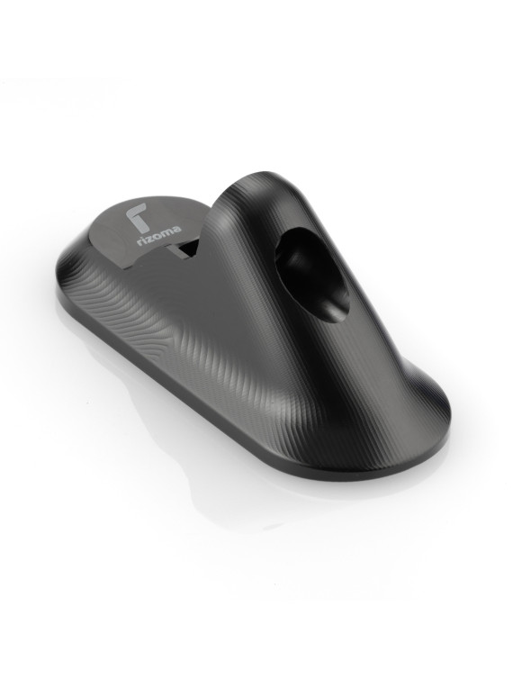 Adaptateur de rétroviseur Rizoma BS786B - Kit de montage de rétroviseur - Anodisé Noir - 1