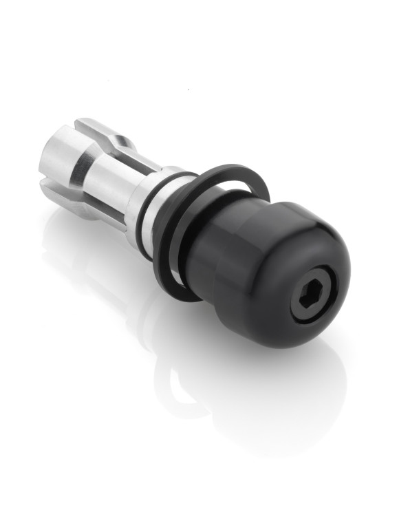 Adaptador de espejo para extremo de manillar Rizoma BS831B - Anodizado Negro - 1 Adaptador de espejo para extremo de manillar Rizoma BS831B - Anodizado Negro - 1
