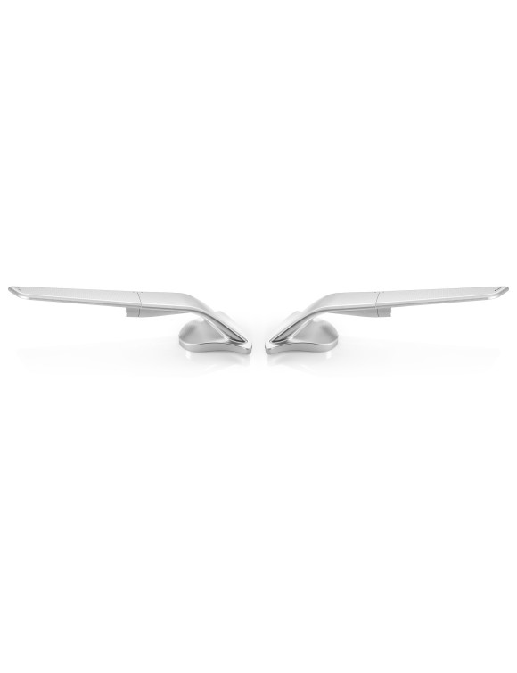 Specchio retrovisore Stealth (coppia) Rizoma BSS021A - Anodizzato Silver, Destro&Sinistro - 1