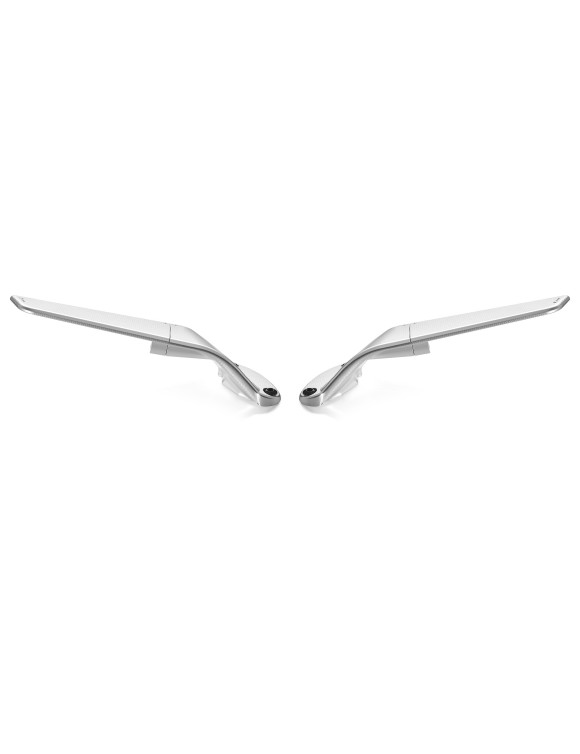 Rétroviseur furtif (paire) Rizoma BSS060A - Argent anodisé, Droite&Gauche - 1