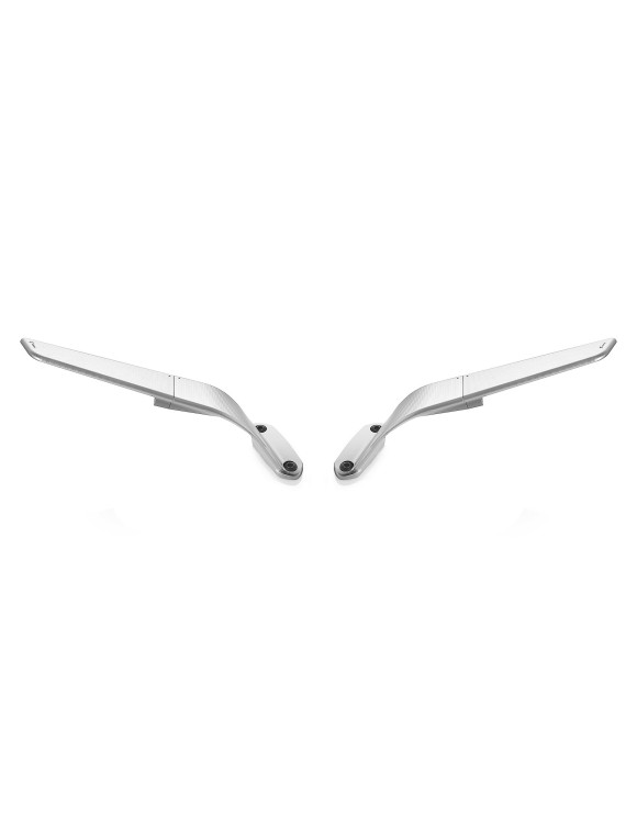 Stealth rear-view mirror (pair) Rizoma BSS061A - Anodized Silver, Right&Left - 1 Stealth rear-view mirror (pair) Rizoma BSS061A - Anodized Silver, Right&Left - 1