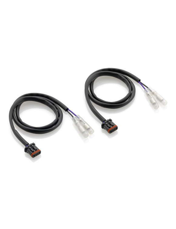 Kit de cableado eléctrico para intermitentes y espejo con intermitente integrado Rizoma EE126H - Tecnopolímero / PVC, Frontal - 1