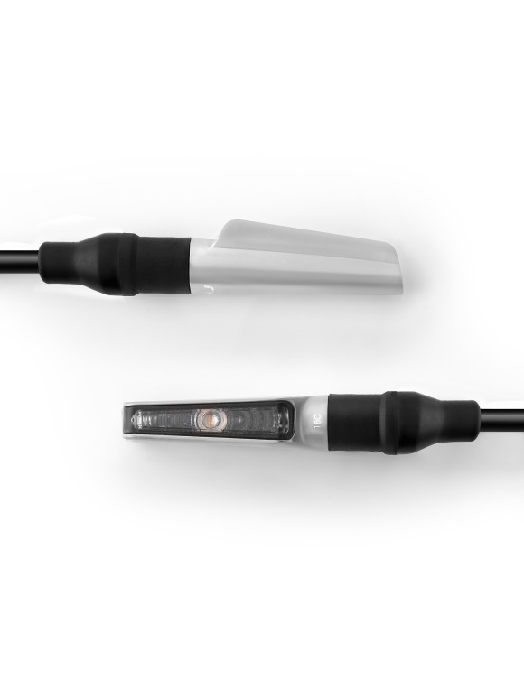 Indicatore di direzione CORSA Rizoma TS110A - Anodizzato Silver, Anteriore/Posteriore (1 funzione) - 1 Indicatore di direzione CORSA Rizoma TS110A - Anodizzato Silver, Anteriore/Posteriore (1 funzione) - 1
