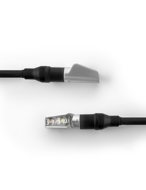 Fahrtrichtungsanzeiger LEGGERA L Rizoma FR121A - Silber lackiert, vorne (2 Funktionen) - 1