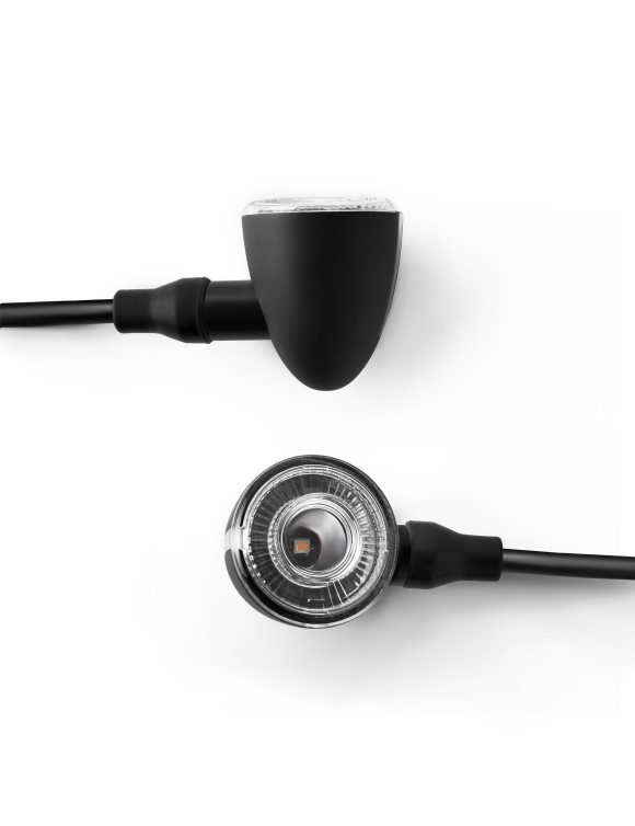 Rizoma TS160B IRIDE Fahrtrichtungsanzeiger – Schwarz eloxiert, vorne/hinten (1 Funktion) - 1 Rizoma TS160B IRIDE Fahrtrichtungsanzeiger – Schwarz eloxiert, vorne/hinten (1 Funktion) - 1