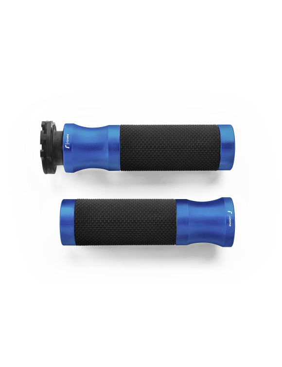 Poignées Rizoma GR205U SPORT - Bleu Arctique anodisé, Ø 22 mm - 1