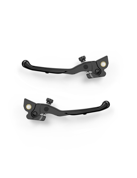 Rizoma LBX152B Bremshebel-Kit – schwarz eloxiert, vorne und hinten - 1