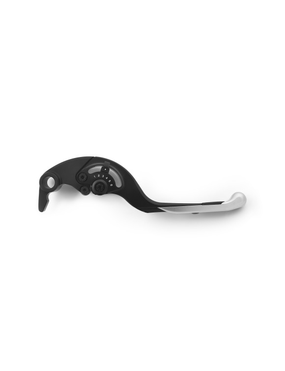 Levier de frein Rizoma LBX500A "Adjustable Plus" - Argent anodisé, avant - 1