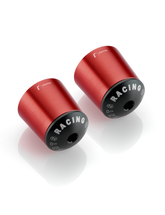 Extremos de manillar para manillar OEM Rizoma MA510R - Anodizado Rojo Vulcan, Ø 32 mm - 1