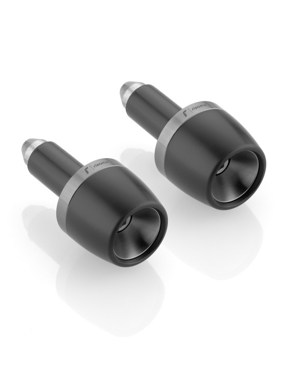 Embouts de guidon Rizoma MA532D - Thunder Grey anodisé, Ø 32 mm - 1
