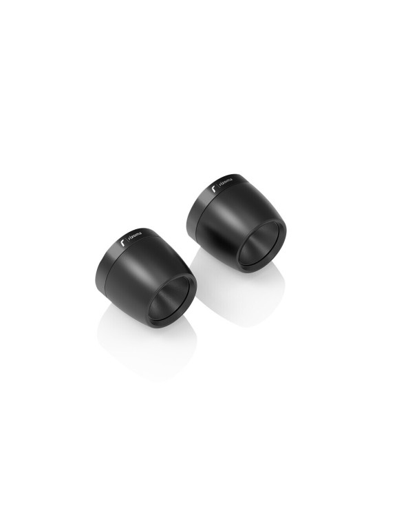 Embouts de guidon pour guidon OEM Rizoma MA542B - Anodisé Noir, Ø 32 mm - 1