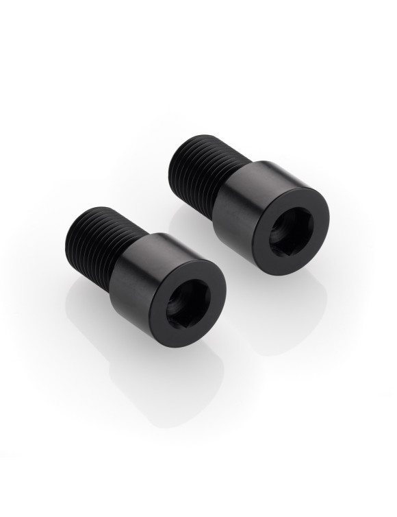 Kit de montage d'extrémité de guidon pour guidon OEM Rizoma MA601B - Noir anodisé - 1