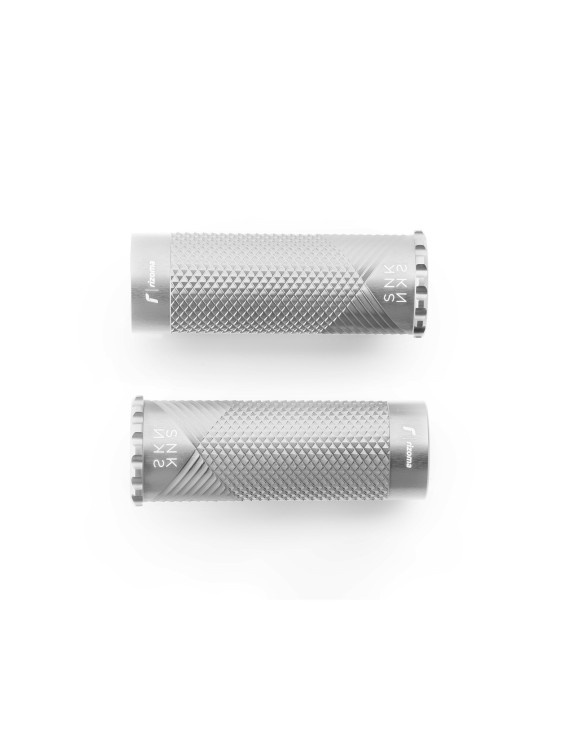 Rizoma PE615A Snake Cranks - Anodized Silver, Rider/Passenger - 1 Rizoma PE615A Snake Cranks - Anodized Silver, Rider/Passenger - 1