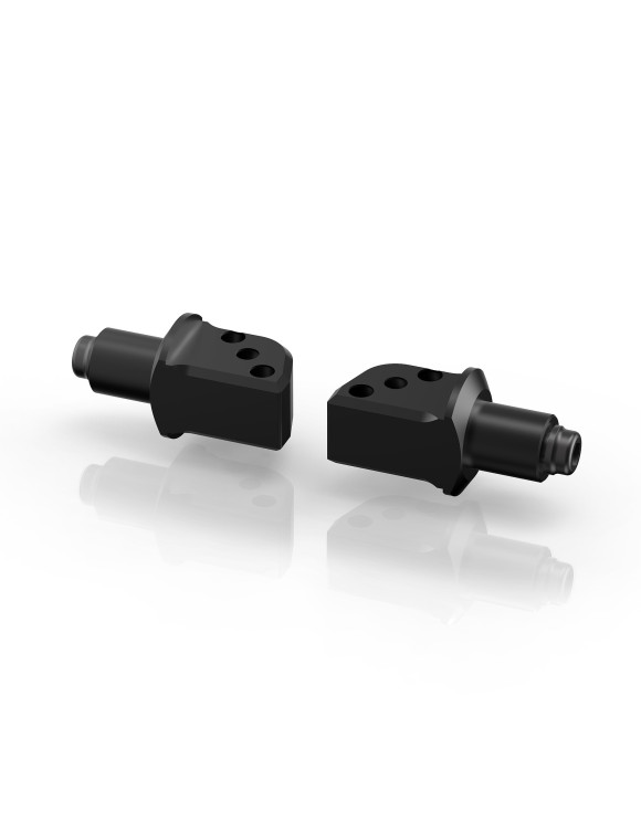 Kit de montaje de estriberas de pasajero Rizoma PE754B - Negro Anodizado, Pasajero - 1 Kit de montaje de estriberas de pasajero Rizoma PE754B - Negro Anodizado, Pasajero - 1