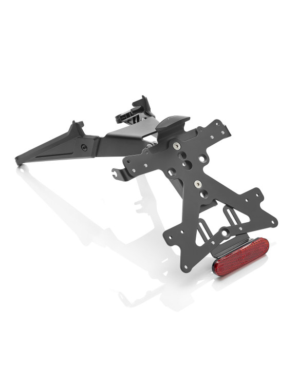 FOX Rizoma PT116B Kennzeichenhalter-Kit – Schwarz eloxiert - 1