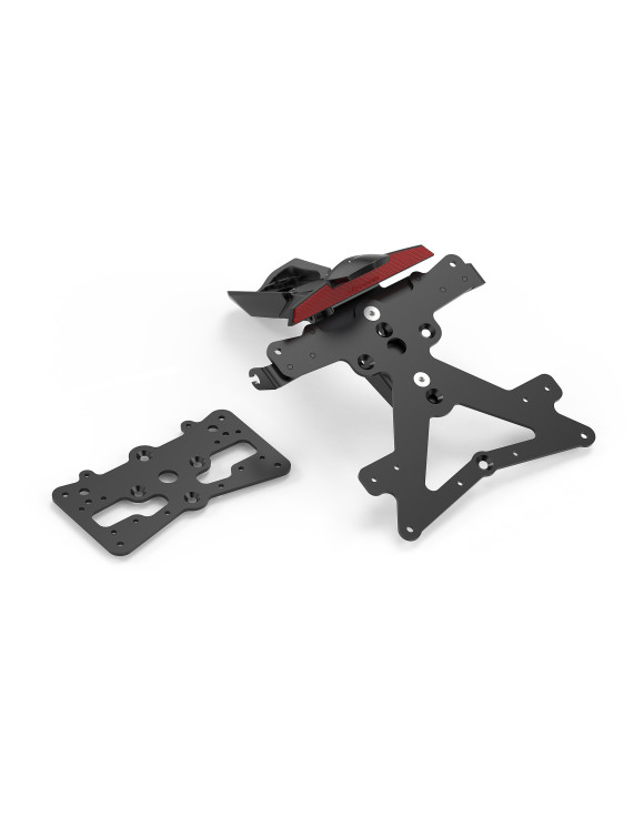 Kit support de plaque d'immatriculation FOX Rizoma PT219B - Noir anodisé - 1 Kit support de plaque d'immatriculation FOX Rizoma PT219B - Noir anodisé - 1