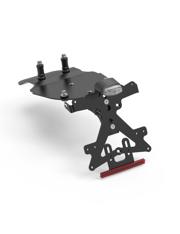 Kit portamatrículas FOX con piloto trasero Rizoma PT222B - Negro Anodizado - 1