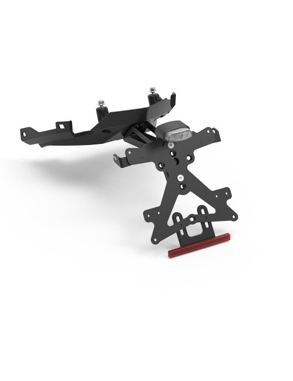 Fox Rizoma PT718B Kennzeichenhalter-Set – schwarz eloxiert - 1