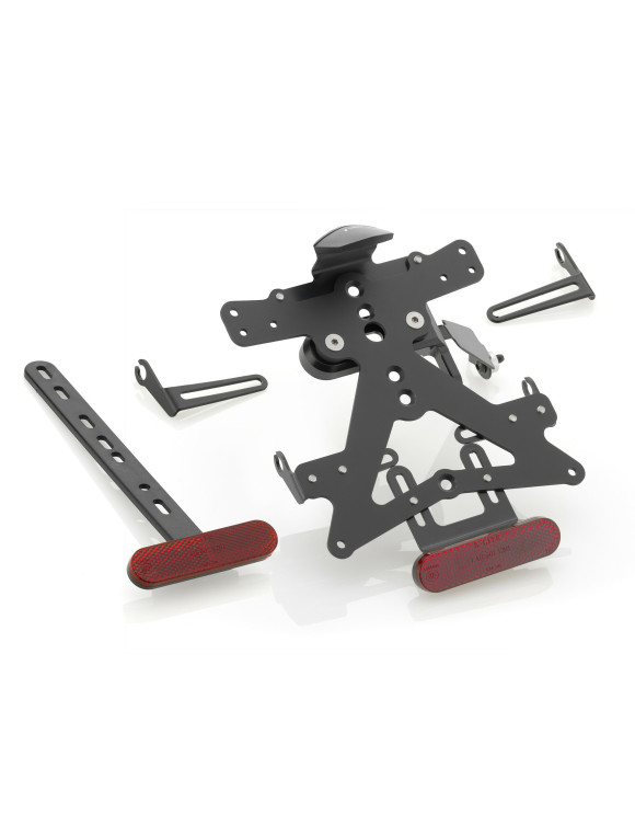 Kennzeichenhalter-Kit für OEM-Konfiguration (ABE) Rizoma PT752B – Schwarz eloxiert - 1