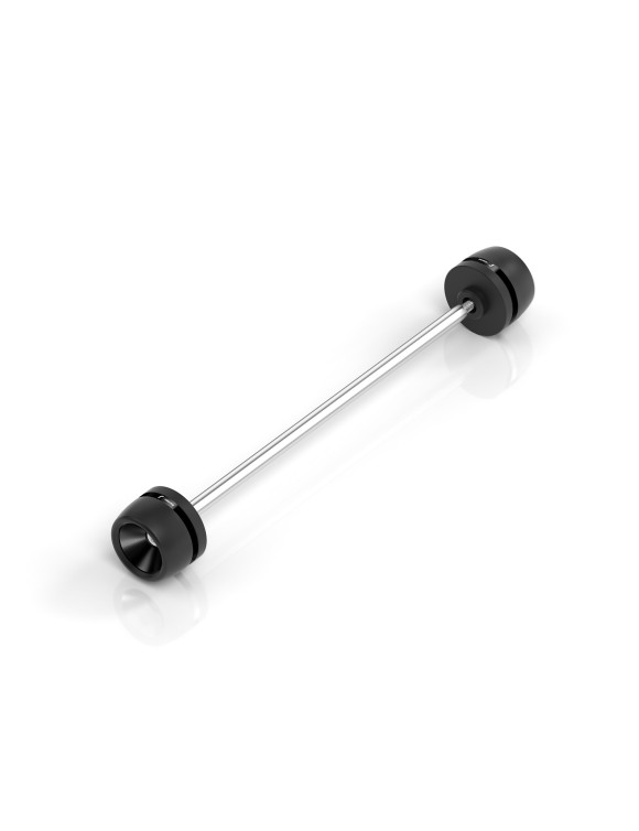Protección eje rueda delantera Rizoma PW111B - Anodizado negro - 1