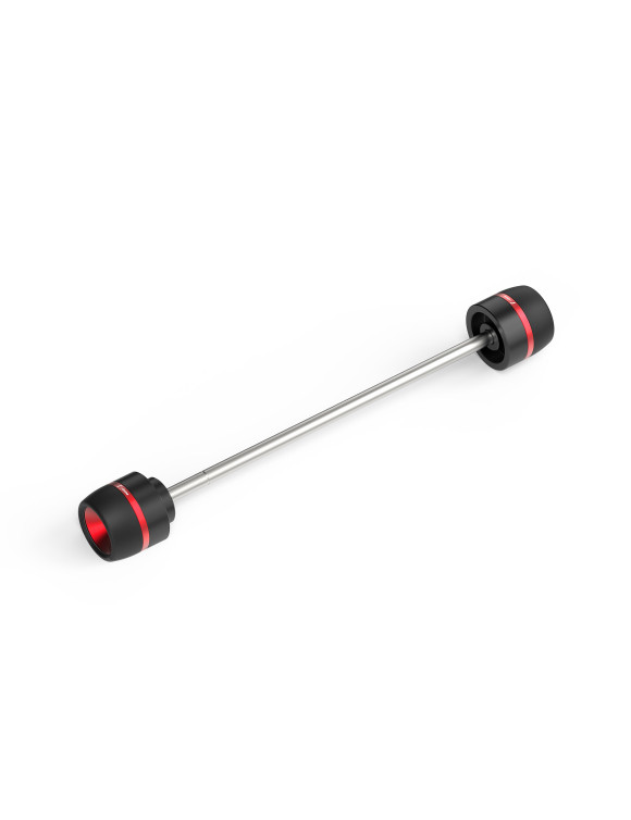 Protezione asse ruota anteriore Rizoma PW223R - Anodizzato Vulcan Red - 1