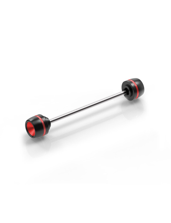 Protezione asse ruota anteriore Rizoma PW310R - Anodizzato Vulcan Red - 1