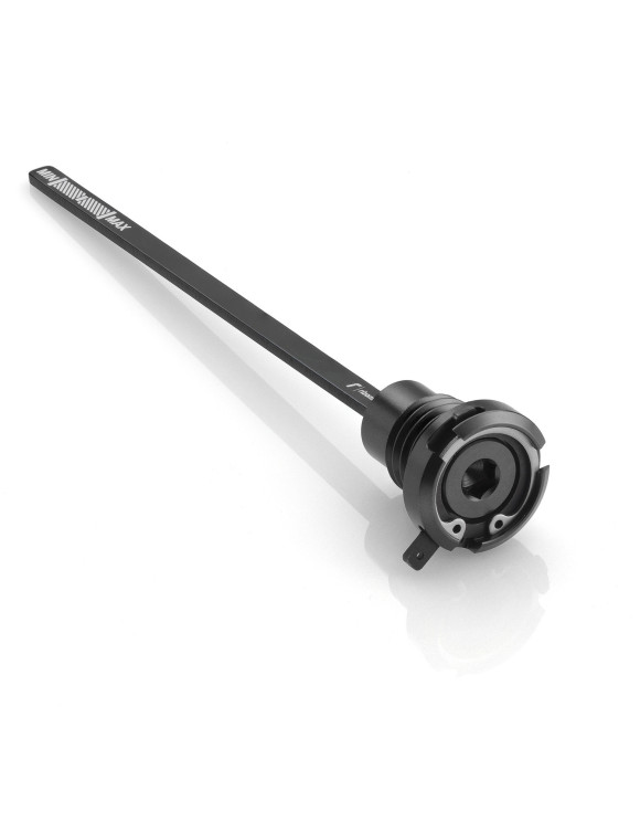 Motoröl-Einfülldeckel (mit Ölmessstab) Rizoma TP100B – Schwarz eloxiert - 1