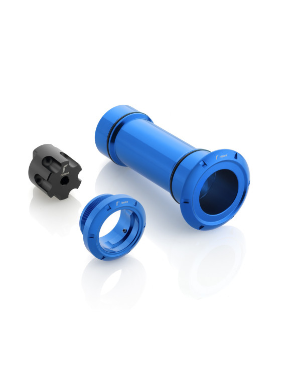 Kit d'enjoliveurs Rizoma ZBW041U - Bleu Arctique anodisé - 1