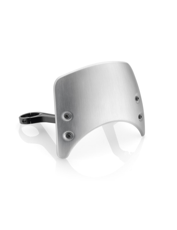 Niedriger Bildschirm mit Montagesatz (Aluminium) Rizoma ZBW077A – Silber eloxiert - 1 Niedriger Bildschirm mit Montagesatz (Aluminium) Rizoma ZBW077A – Silber eloxiert - 1