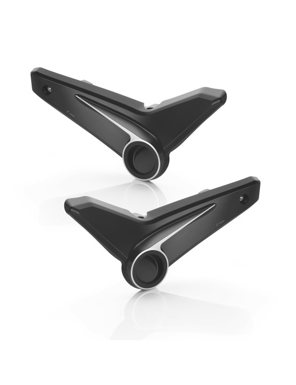 Cover supporto sella Rizoma ZBW101BA - Anodizzato Silver e Black - 1