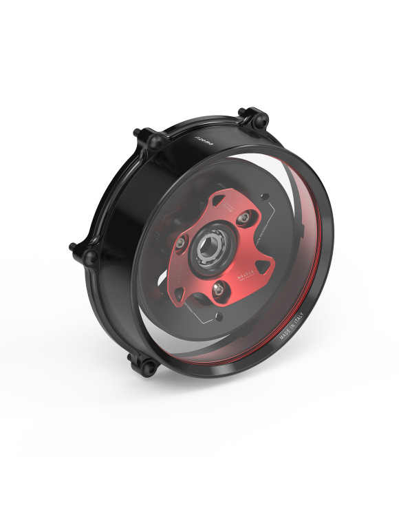 Cárter de embrague Rizoma ZDM181R - Anodizado Rojo Vulcano - 1