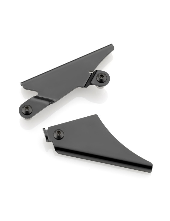 Carter superiore e inferiore cinghia (corto) Rizoma ZHD047B - Anodizzato Black - 1
