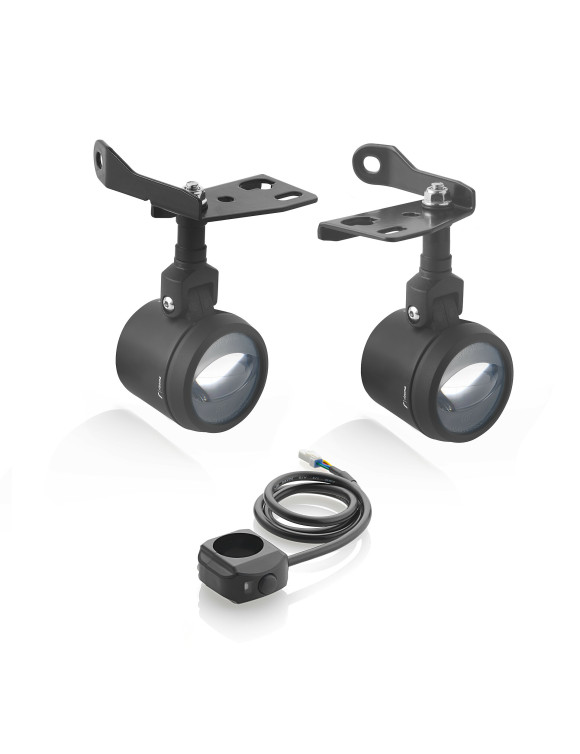 Kit de luces antiniebla LED Rizoma ZHD157B - Negro anodizado - 1