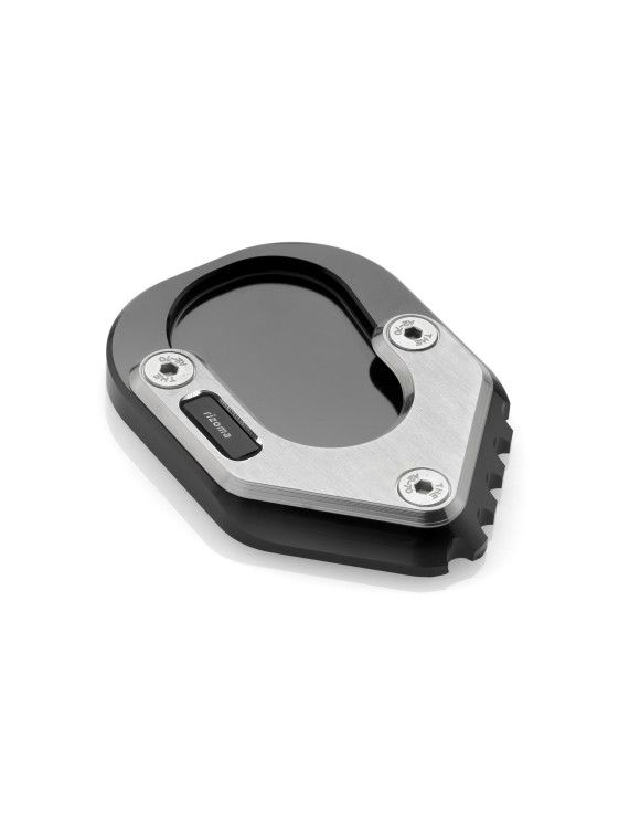 Extensión de base de caballete lateral Rizoma ZMG012B - Anodizado Negro - 1