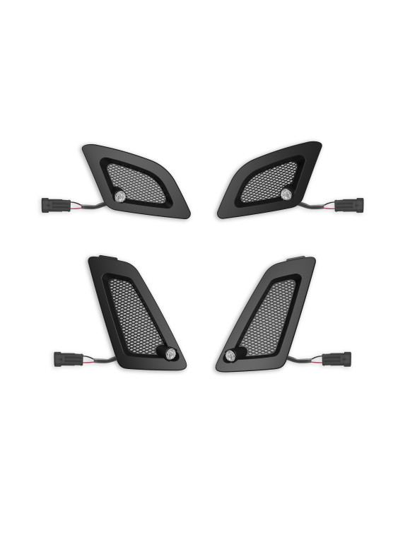 Kit intermitentes delanteros/traseros Rizoma ZVP018B - Negro Anodizado - 1