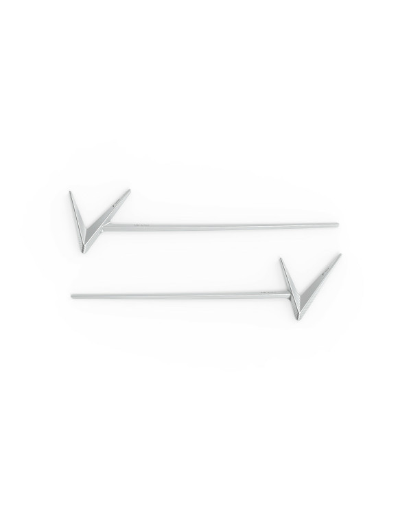 Rizoma ZVP046A seitlicher Bauch-Symbolanhänger – eloxiertes Silber - 1
